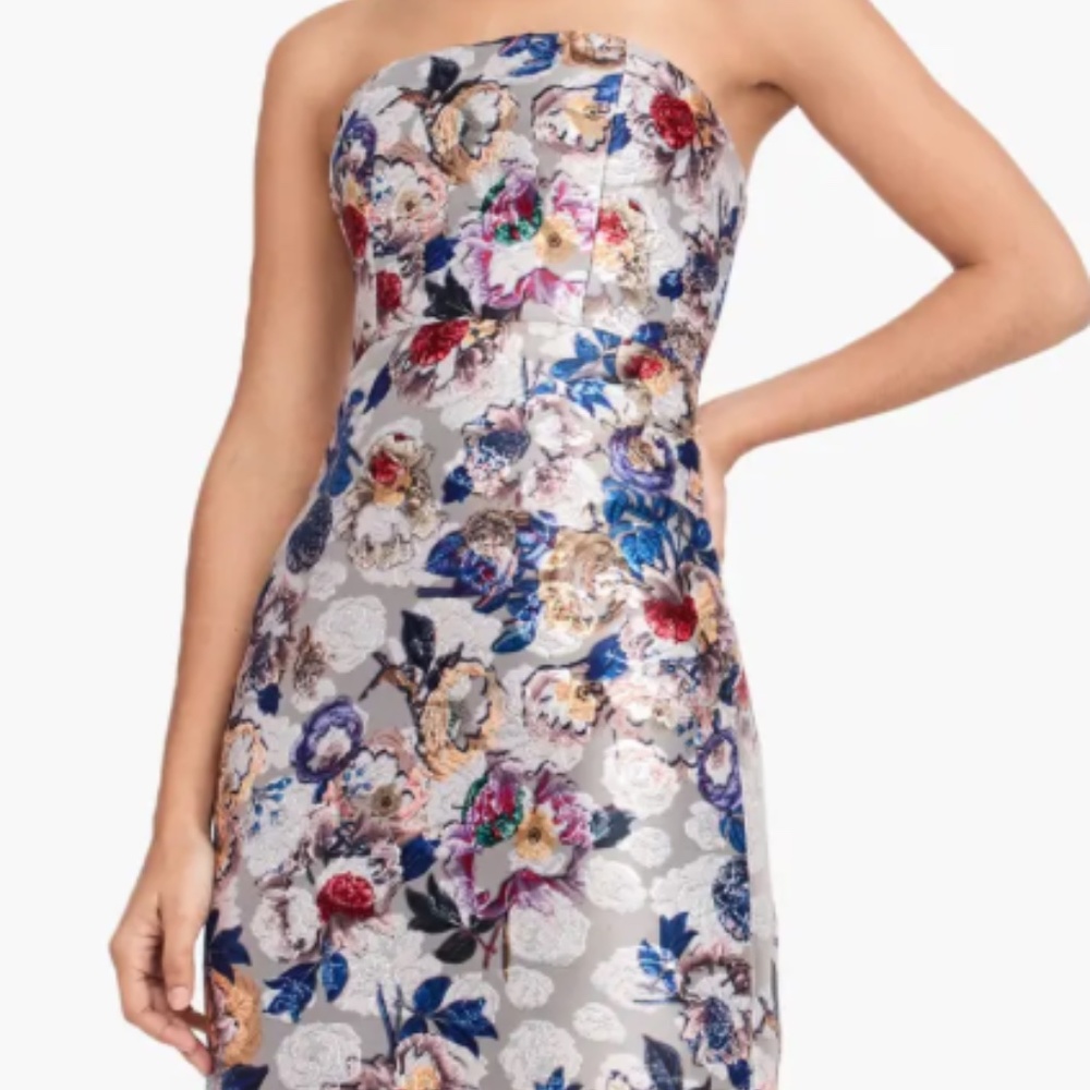 J.Crew Collection Floral Jacquard Dress